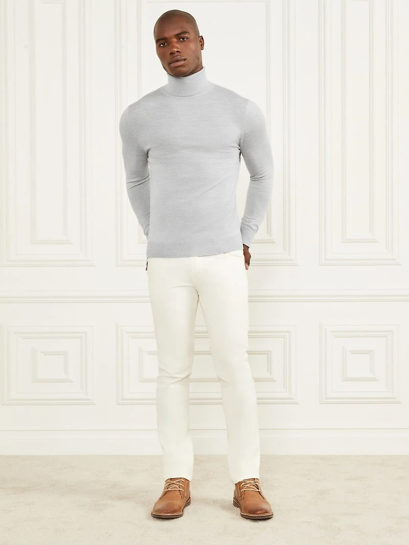 Merino Wool Turtleneck Sweater