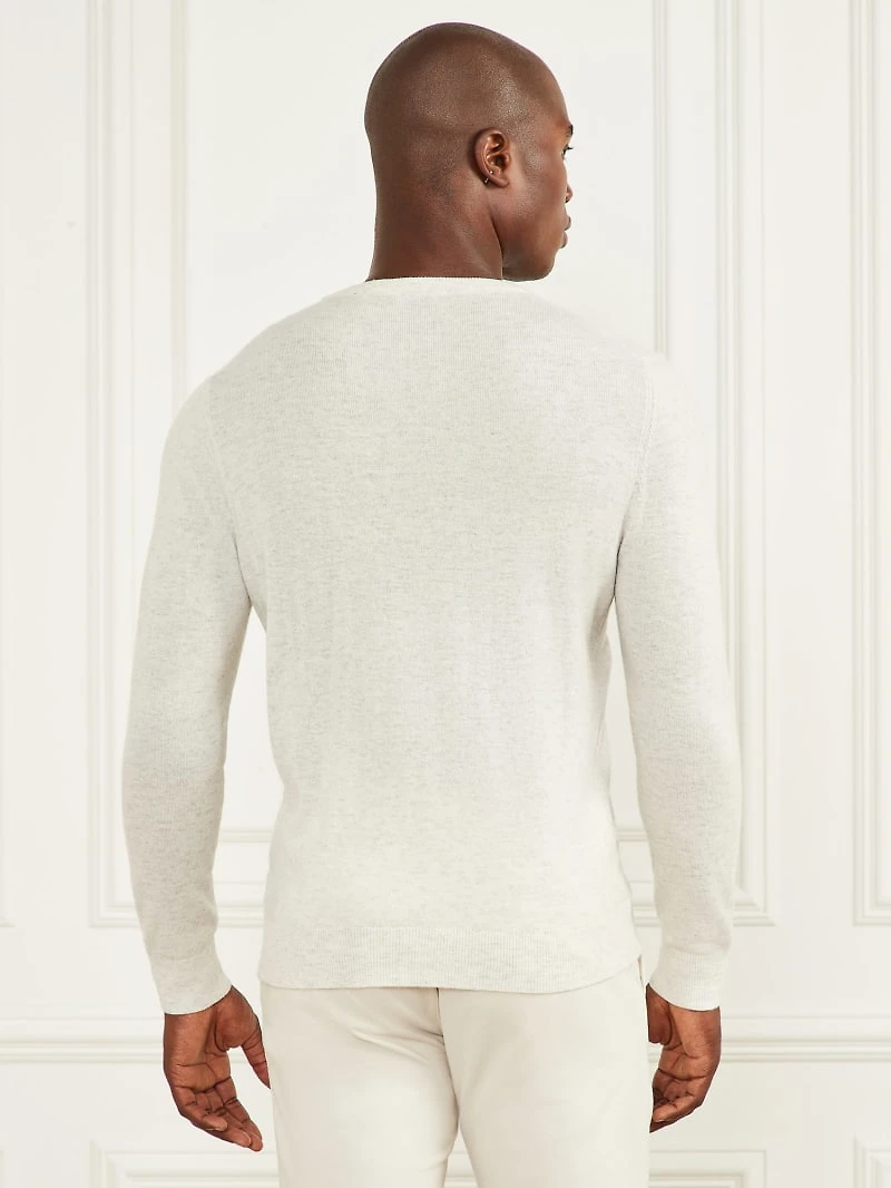 Cashmere-Blend Crewneck Sweater