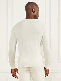Cashmere-Blend Crewneck Sweater