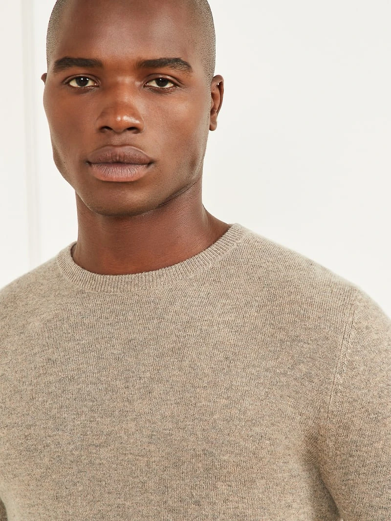 Cashmere-Blend Crewneck Sweater
