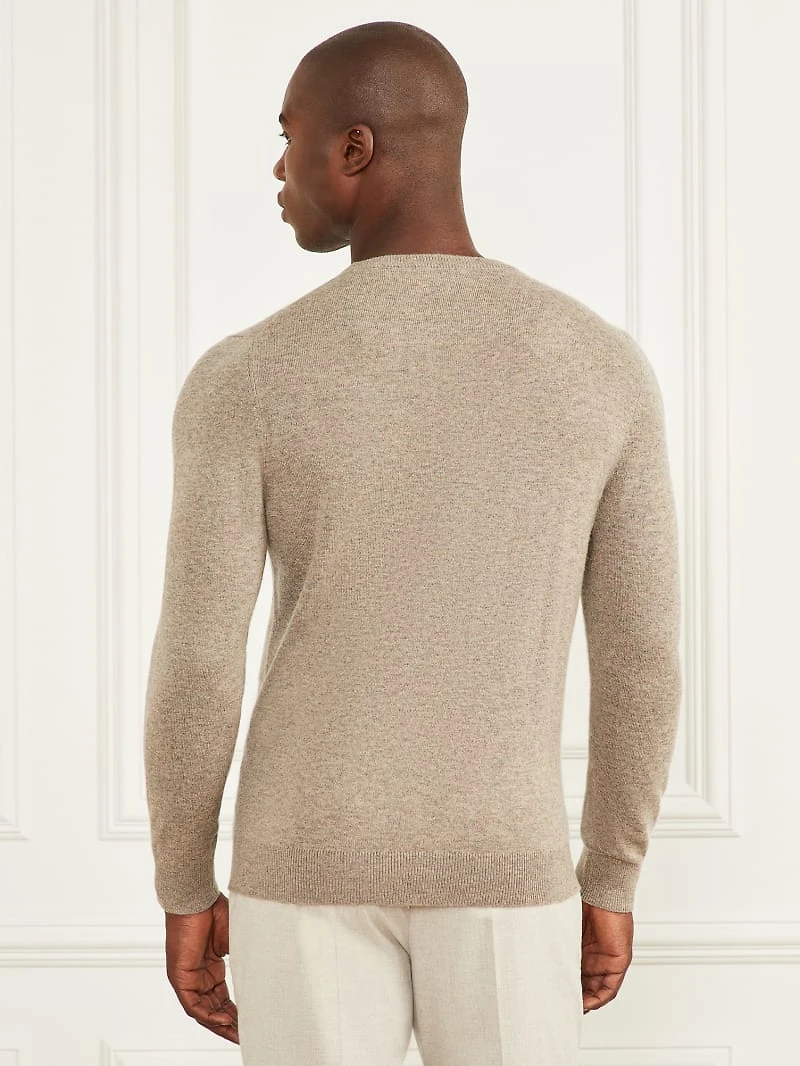 Cashmere-Blend Crewneck Sweater
