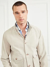 Suede Leather Flight Jacket