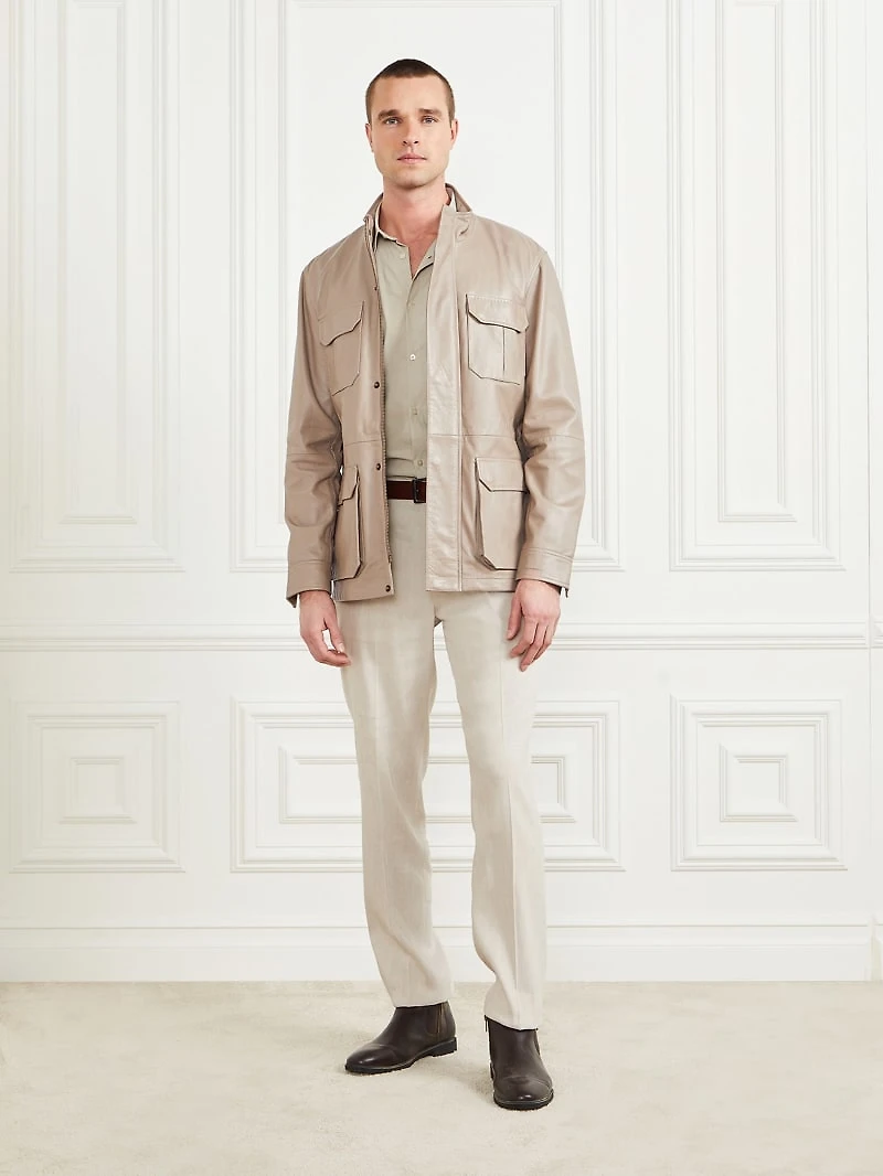 Leather Field Jacket