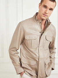 Leather Field Jacket
