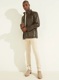 Leather Field Jacket