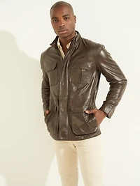 Leather Field Jacket