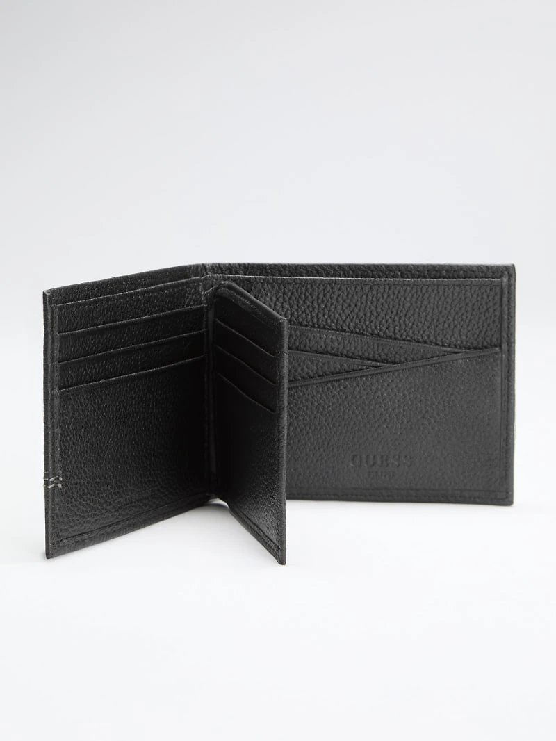 Leather mini wallet