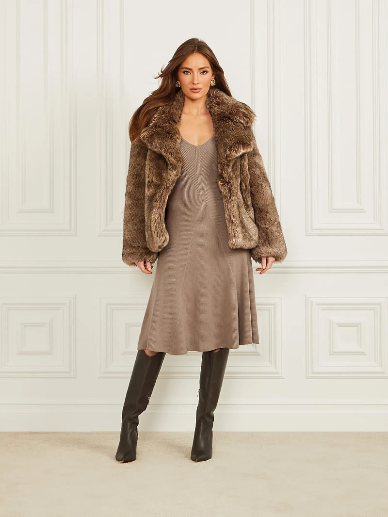 Duchesse Faux-Fur Jacket