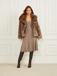 Duchesse Faux-Fur Jacket