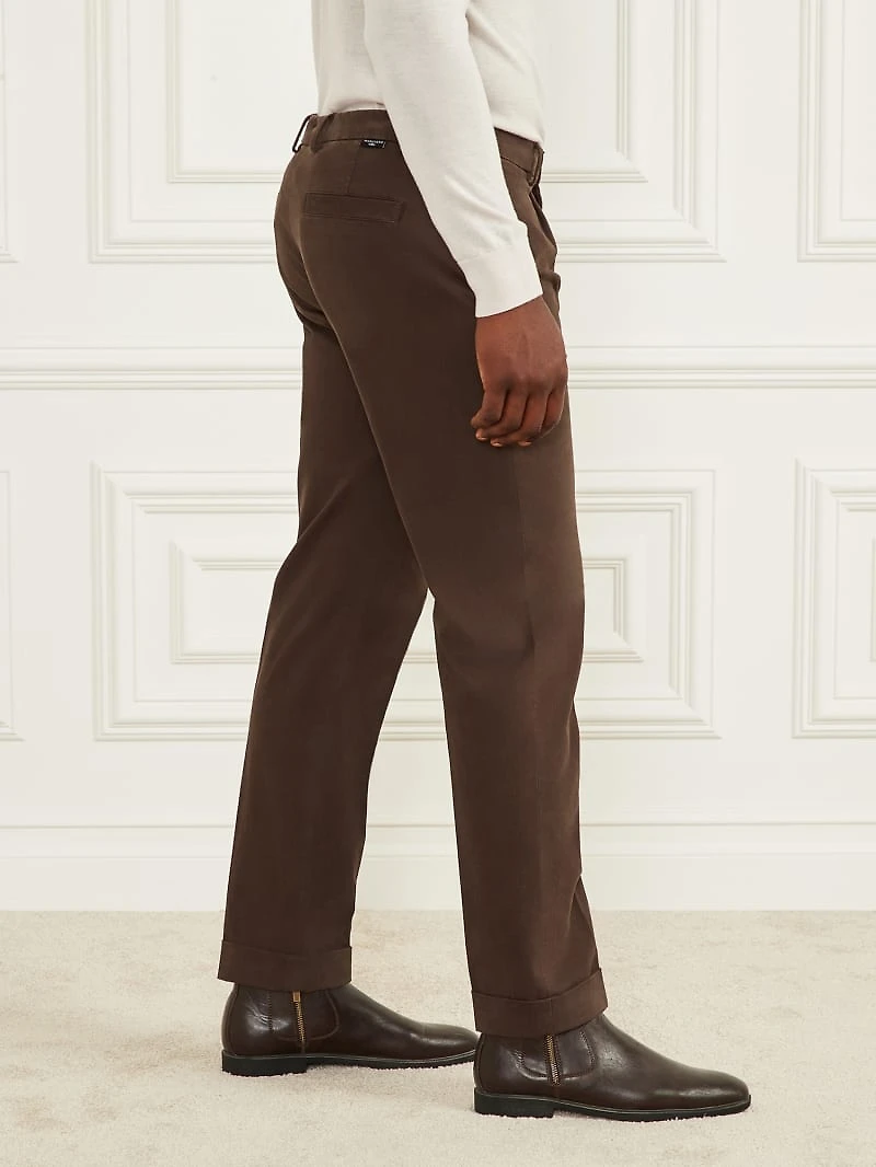 Ethan Twill Roll-Up Chino Pant