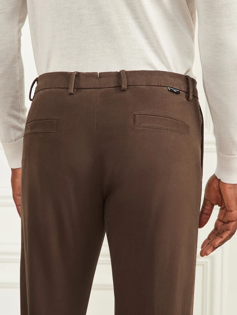 Ethan Twill Roll-Up Chino Pant