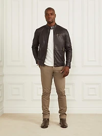 Genuine Leather Biker Jacket
