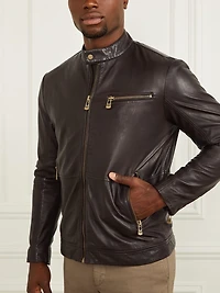 Genuine Leather Biker Jacket