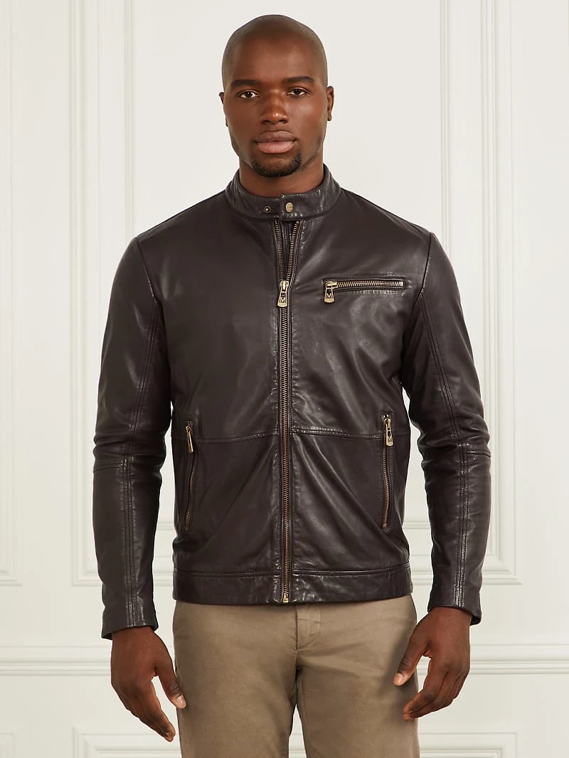 Genuine Leather Biker Jacket