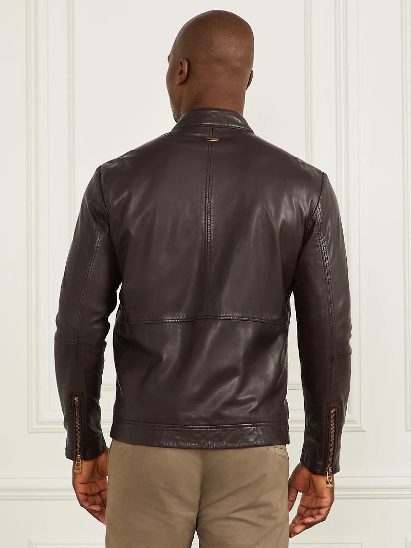 Genuine Leather Biker Jacket
