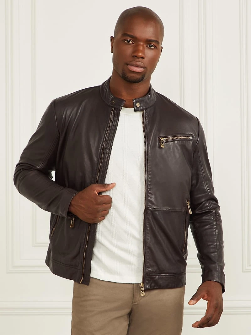 Genuine Leather Biker Jacket