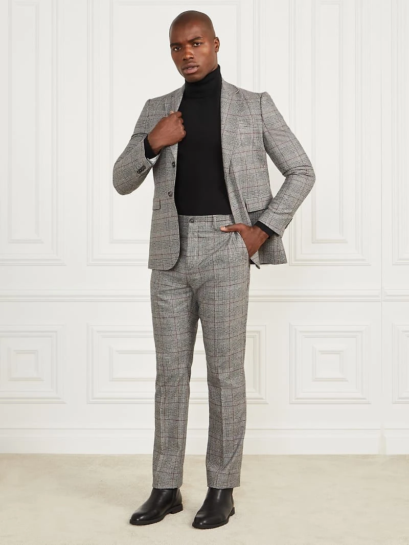 Single Breasted Wool-Blend Coat