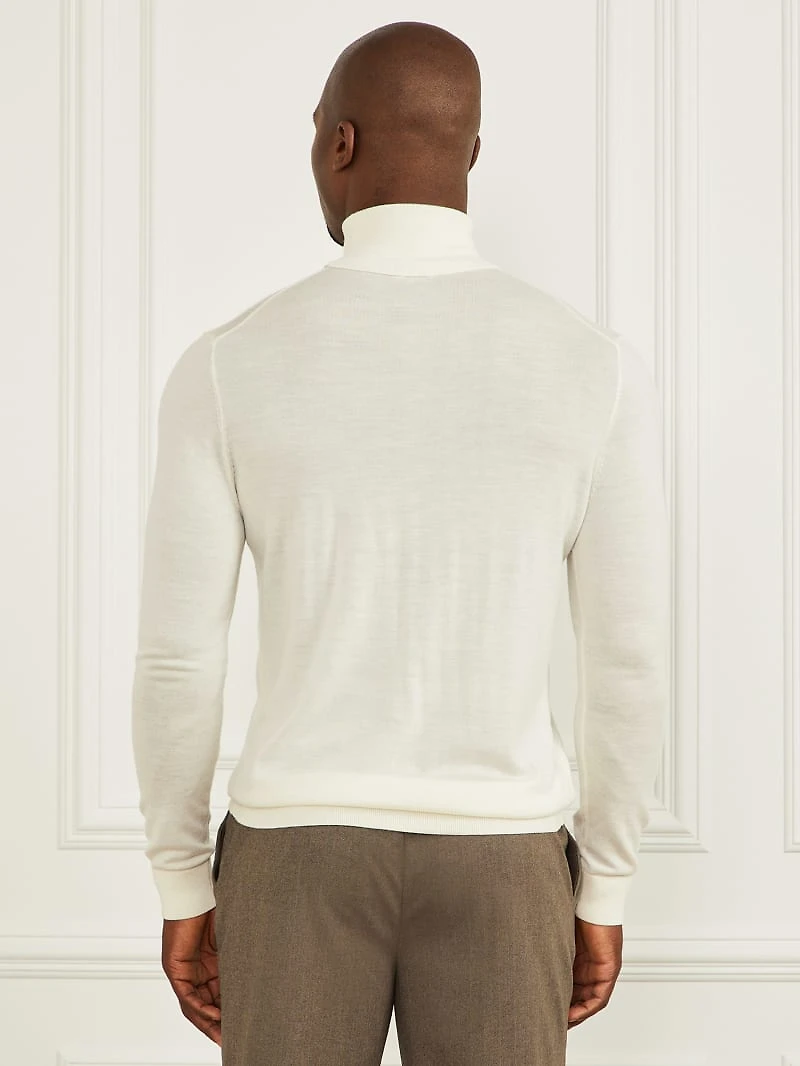Merino Wool Turtleneck Sweater