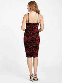 Talitha Printed Mesh Dress