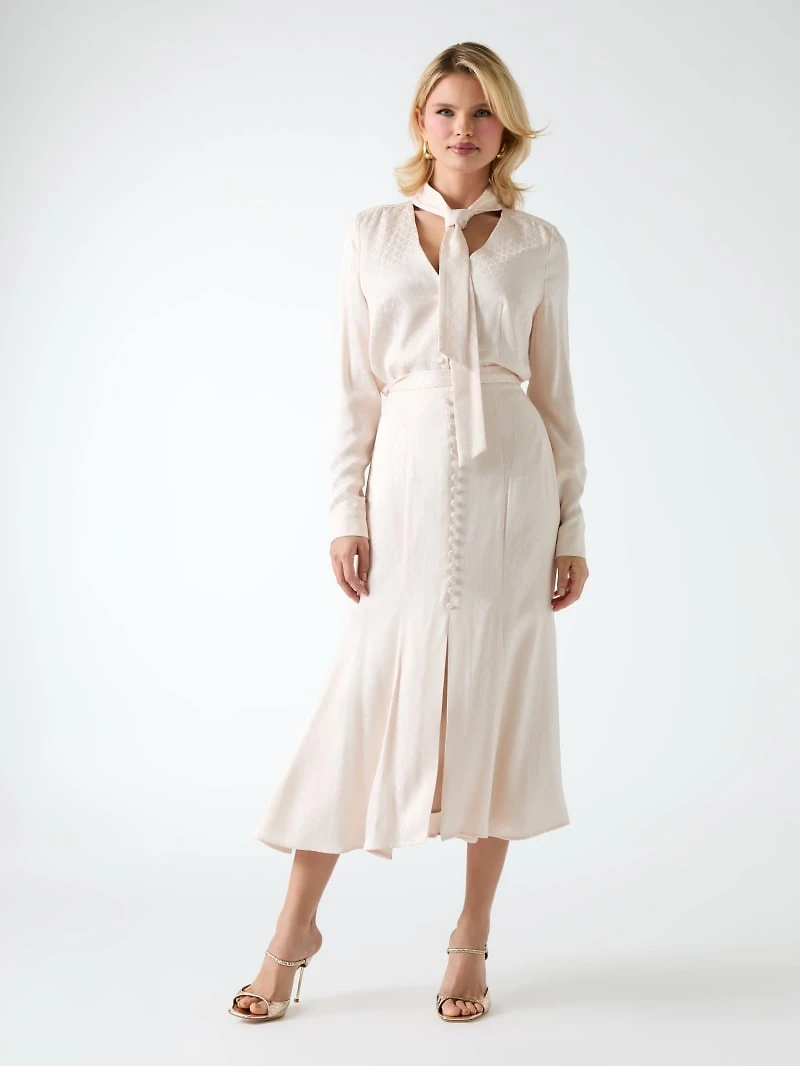 Amalia Tie-Neck Blouse
