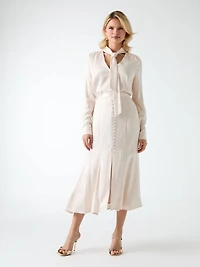 Amalia Tie-Neck Blouse