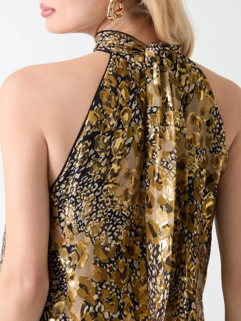 Leopard Allure Halter Top