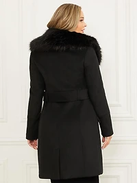 Loreta Wool-Blend Coat