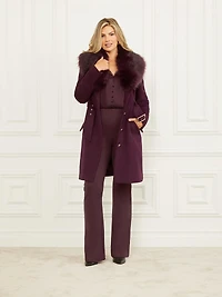 Loreta Wool-Blend Coat