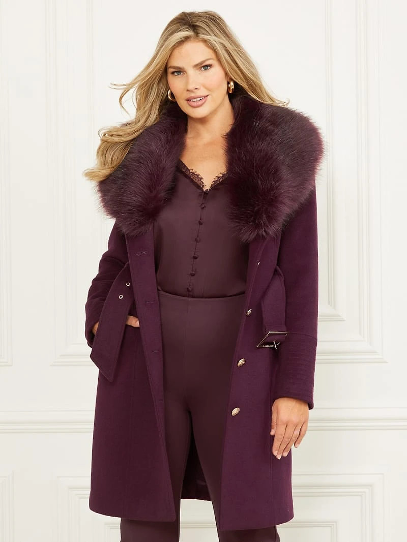 Loreta Wool-Blend Coat