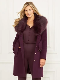 Loreta Wool-Blend Coat