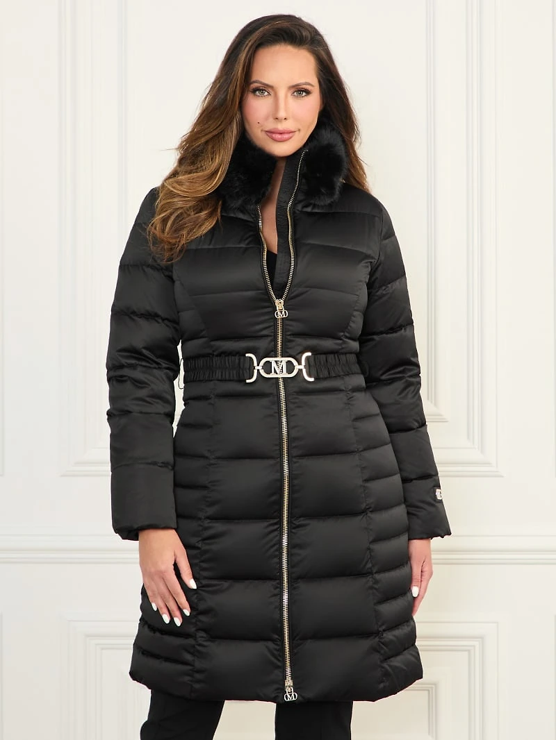 Eco Jastin Quilted Down Midi Jacket