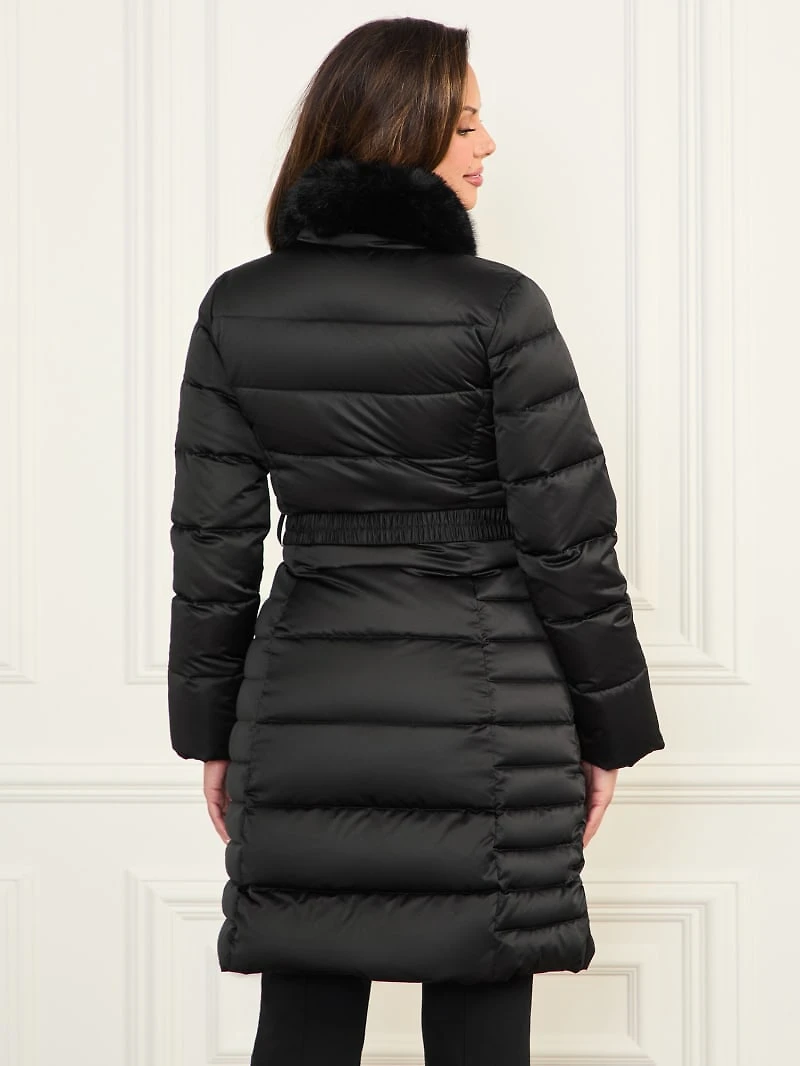 Eco Jastin Quilted Down Midi Jacket