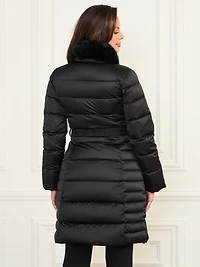 Eco Jastin Quilted Down Midi Jacket