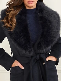 Charlize Wool-Blend Coat