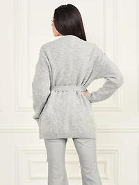 Sibilla Belted Embellished Cardigan