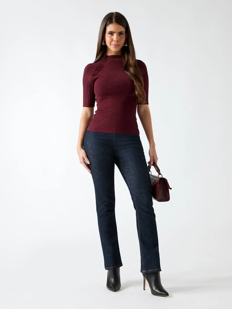 Yuri Mock-Neck Top