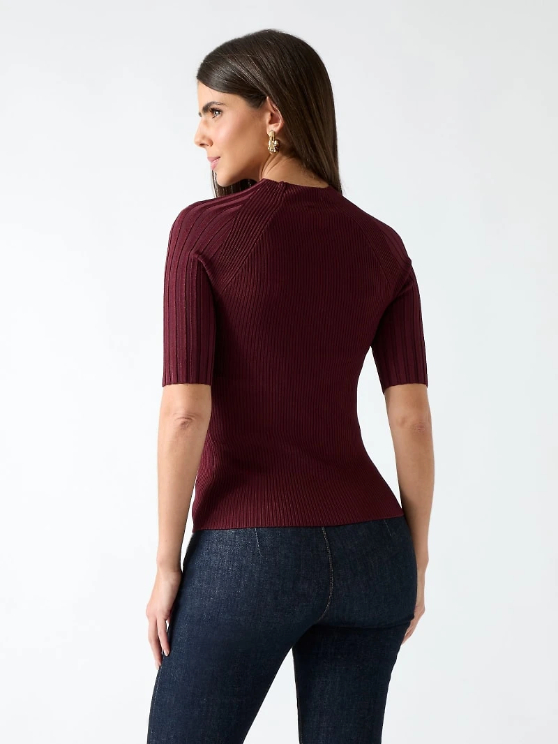 Yuri Mock-Neck Top
