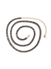 Baguette Rhinestone Thin Belt