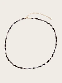 Baguette Rhinestone Thin Belt