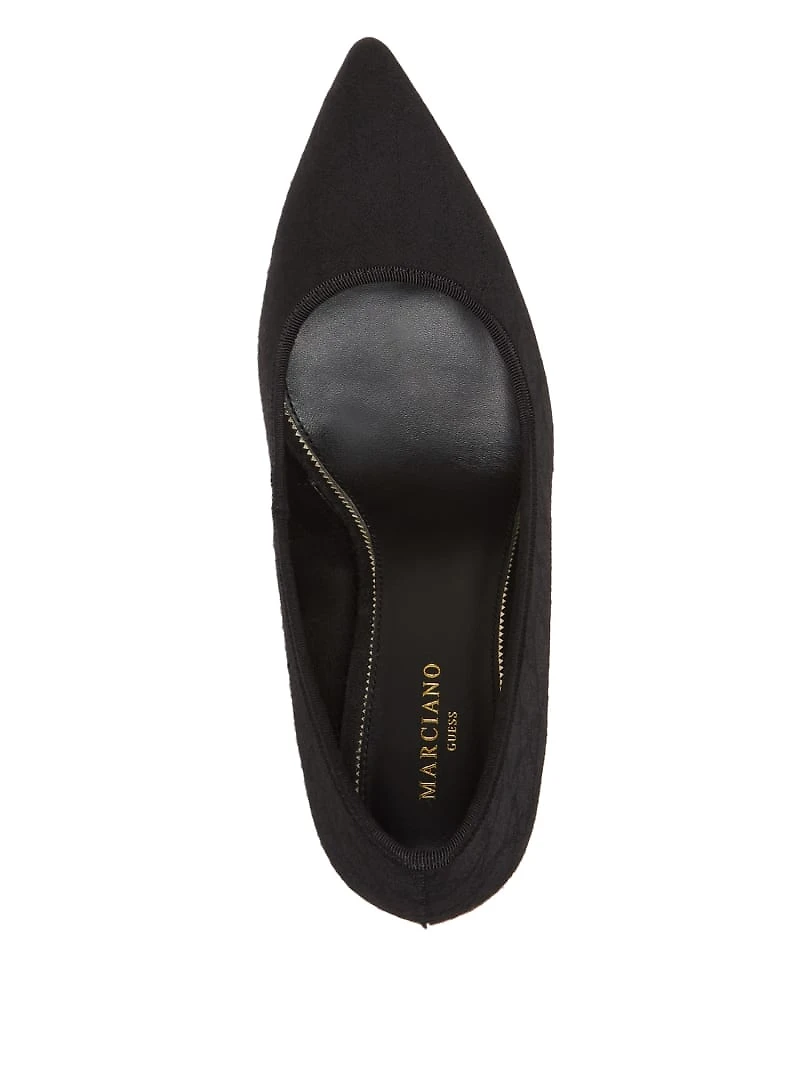 Monogram Court Pump