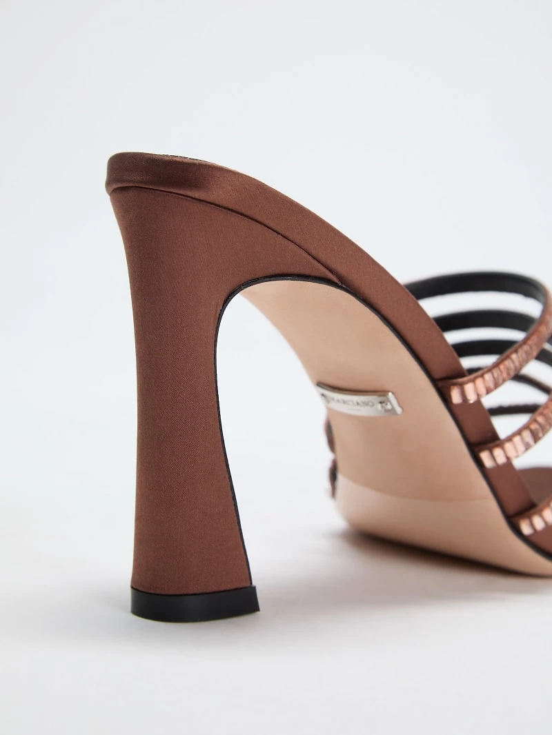 Baguette Rhinestone Mule