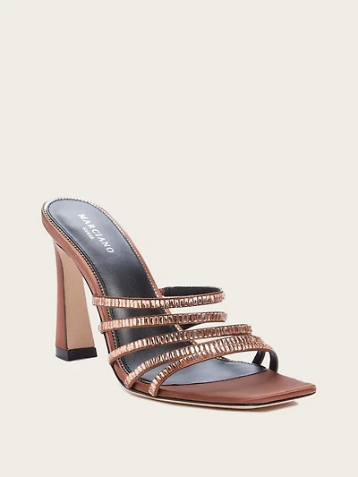 Baguette Rhinestone Mule