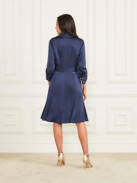 Victoria Belted Shirt Dress