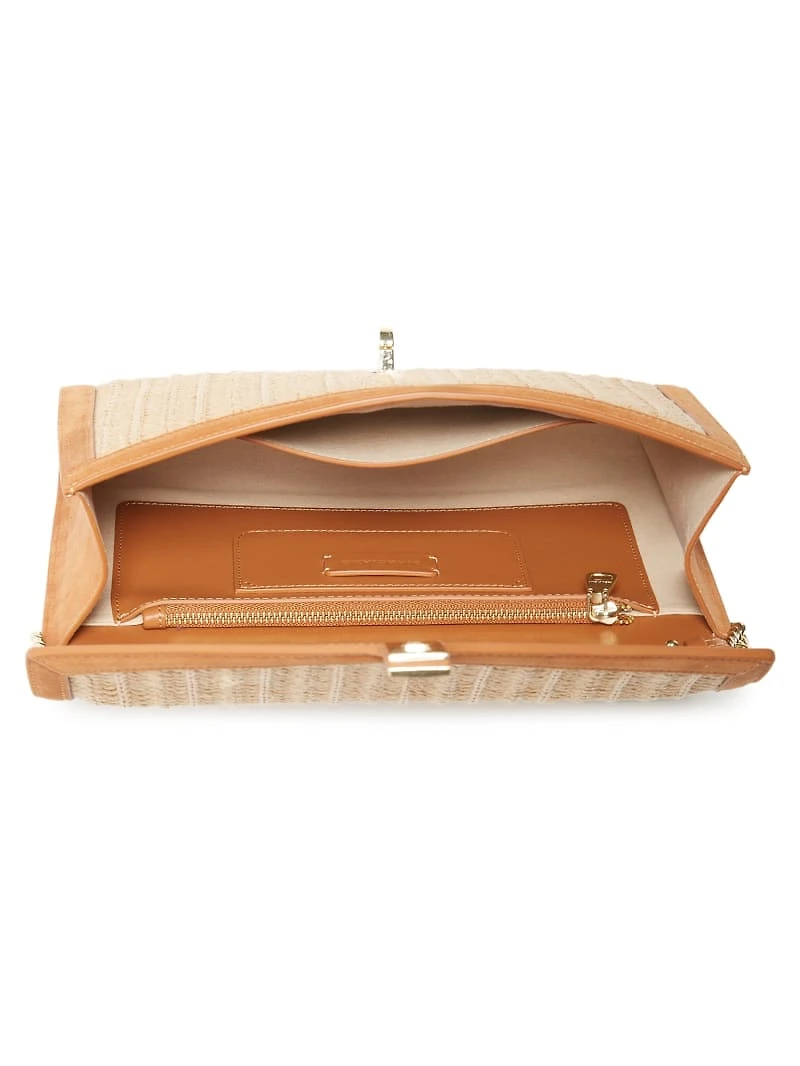 Lisa Raffia Envelope Crossbody