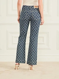 Bea Monogram Denim Pant