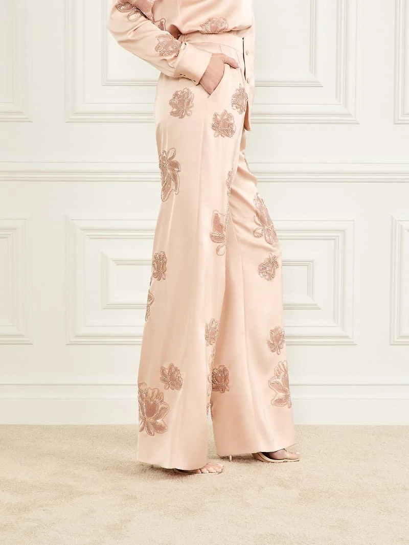 Gwen Embroidered Flower Pant