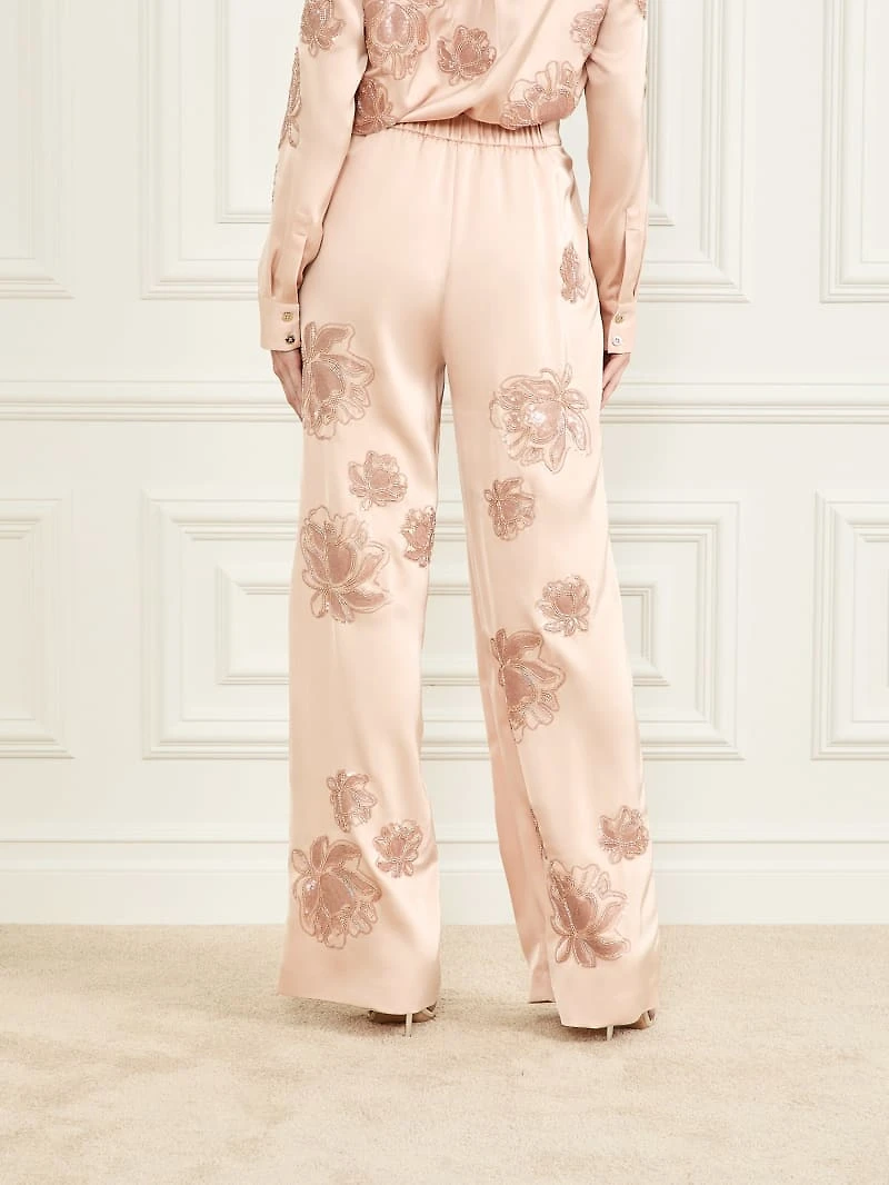Gwen Embroidered Flower Pant