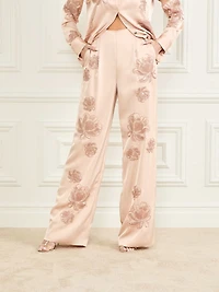 Gwen Embroidered Flower Pant