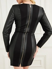 Anny Fuax-Leather Dress