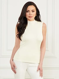 Eco Isa Mock Neck Sweater Top